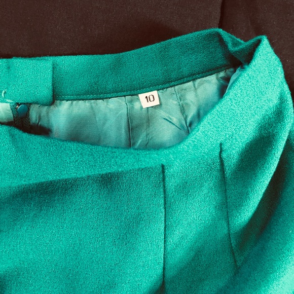 Vintage Green pencil skirt - Picture 5 of 9
